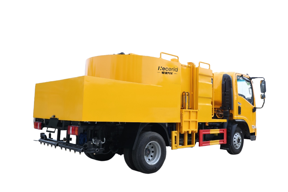 陕汽蓝牌（5.5m³）水泥净浆洒布车