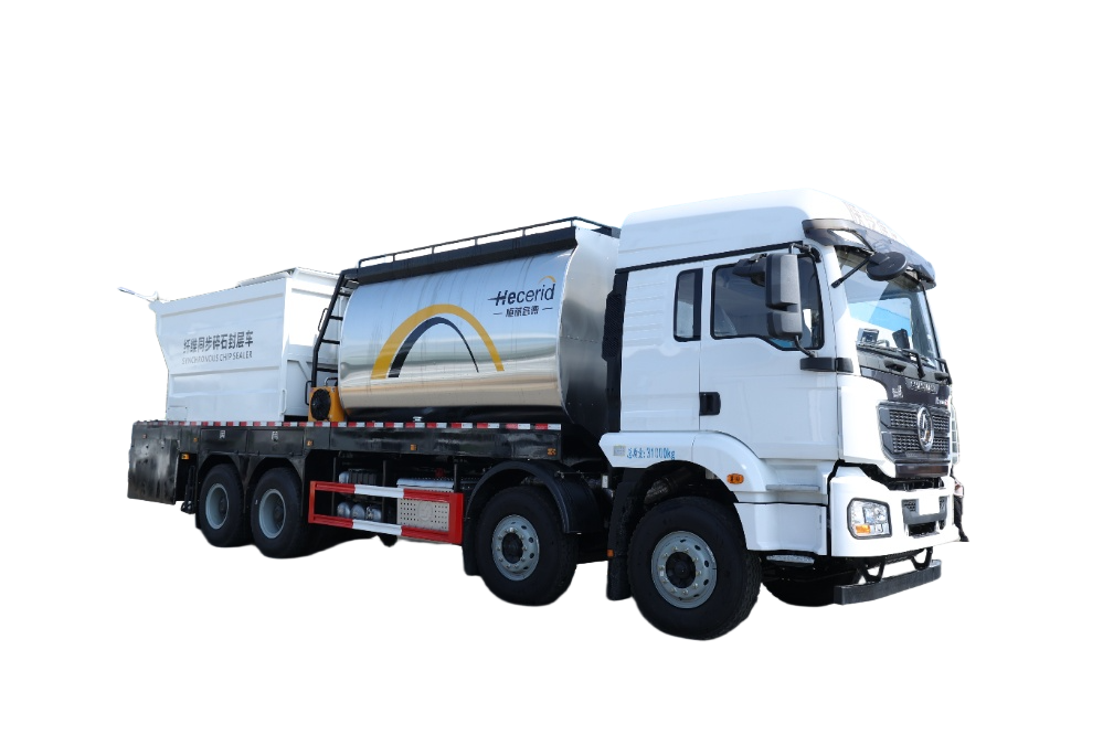 陕汽德龙M3000S纤维同步封层车