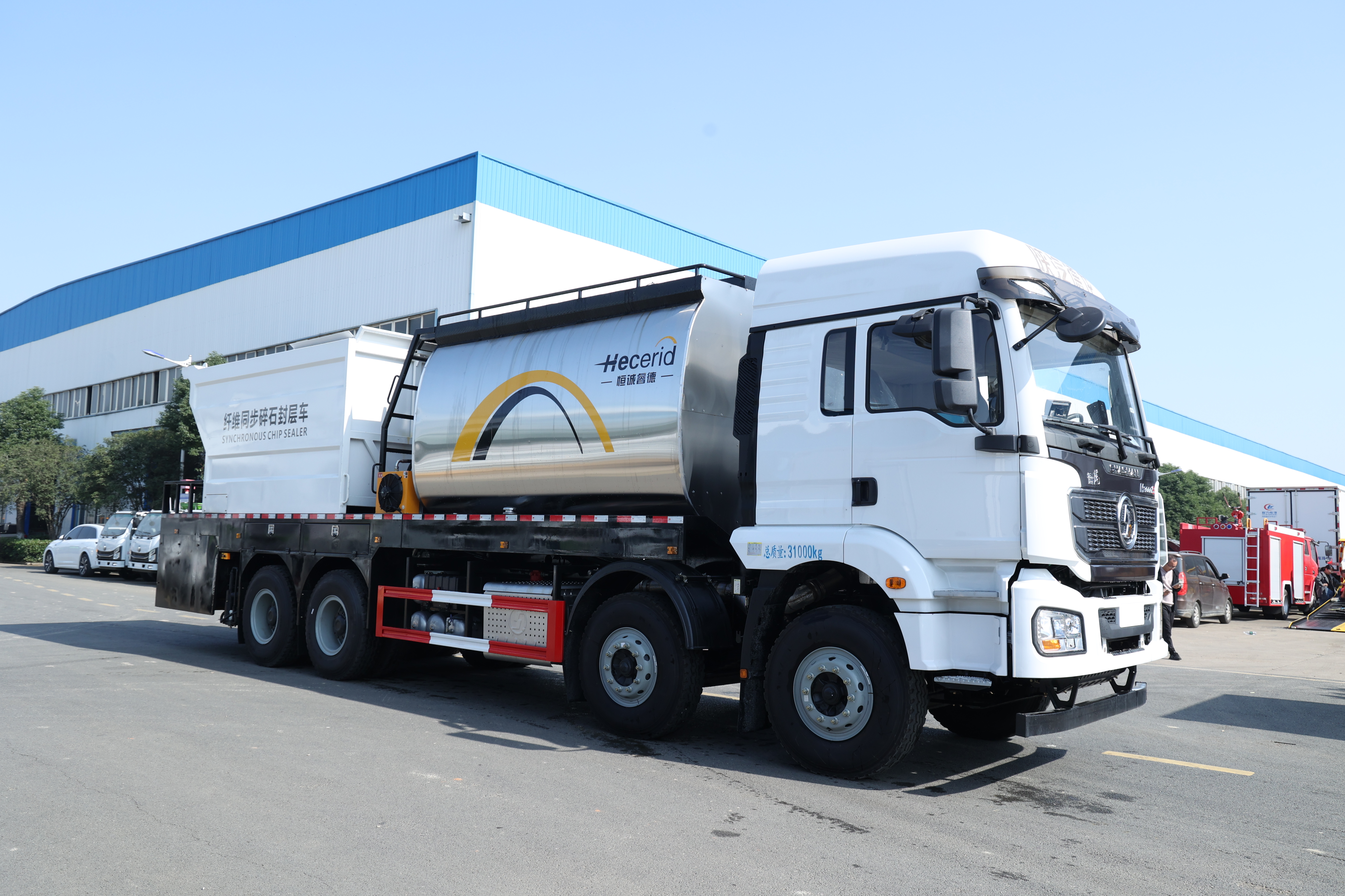 同步碎石封层车控制系统详解：从设定到自动作业